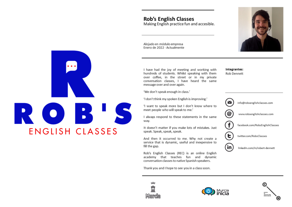 Robs english classes
